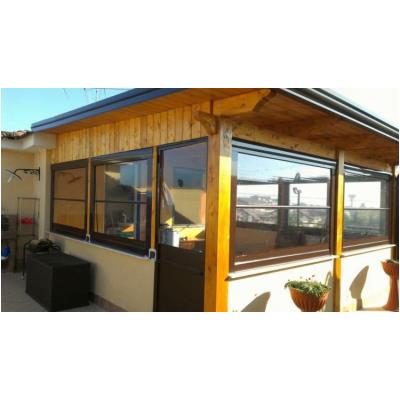 Tenda Cristal su misura per balconi e verande